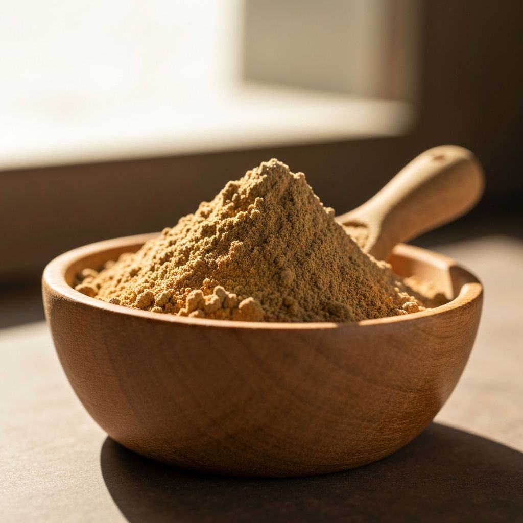 Milled noble kava root