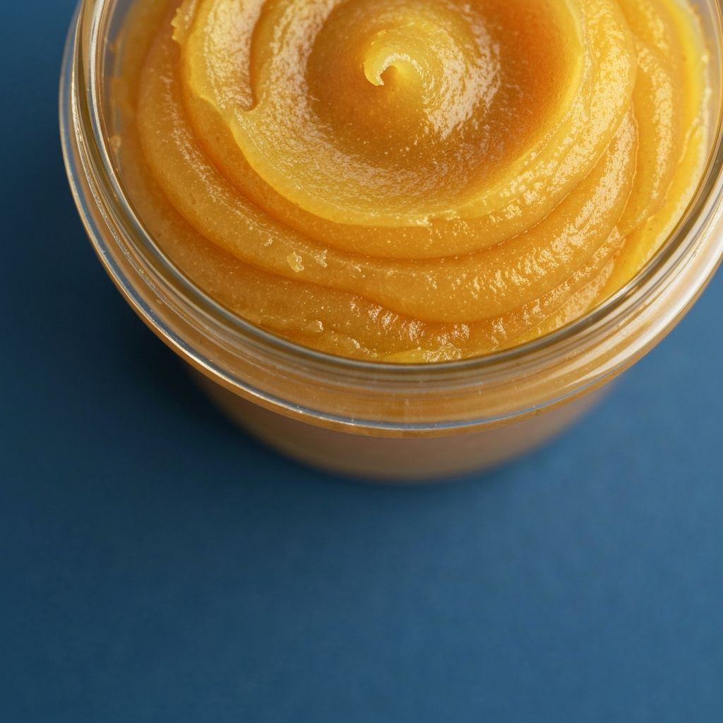 Golden kava CO₂ oleoresin in a glass dish